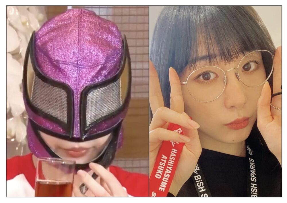 紫マスクマンとハシヤスメ・アツコさん